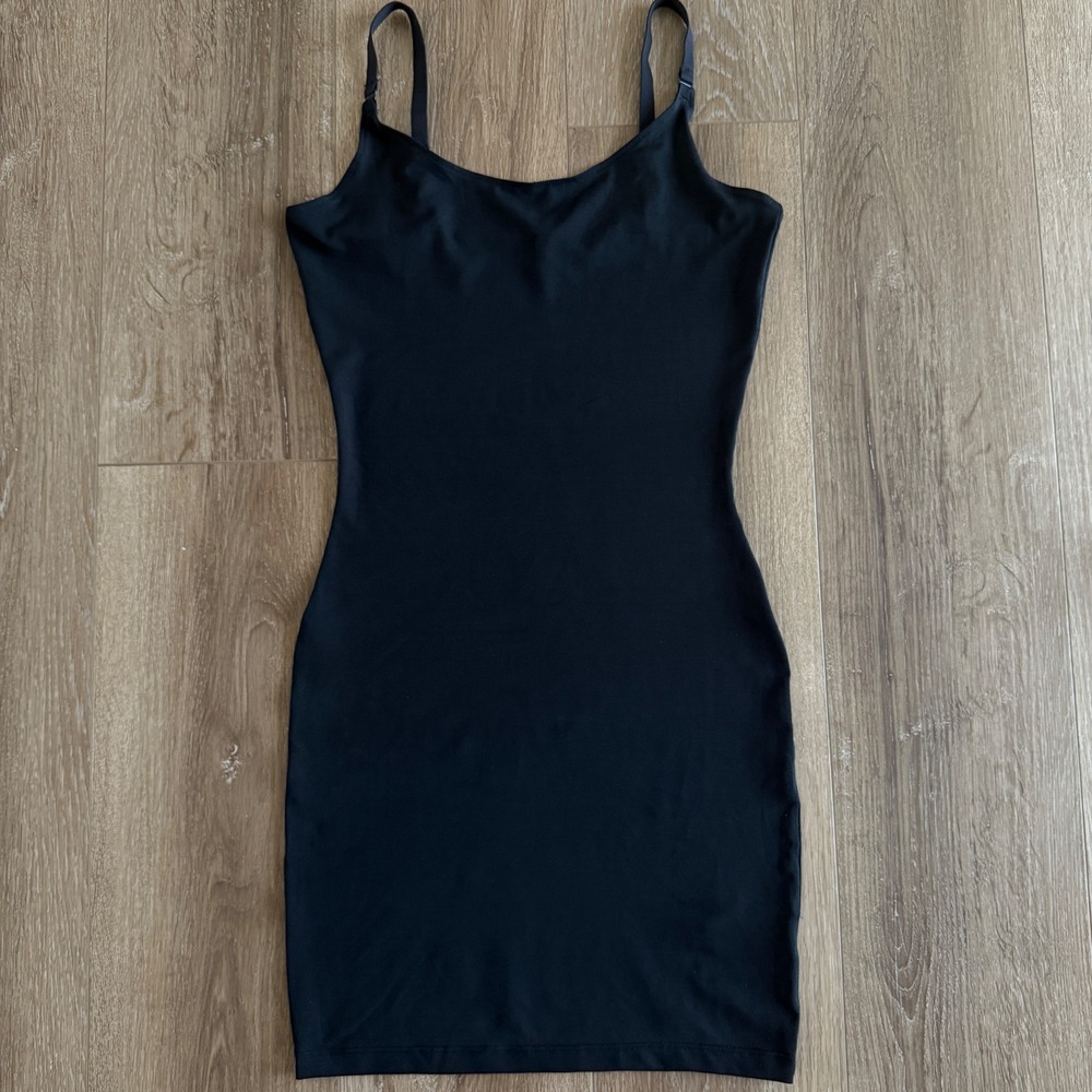 Spanx Women's‎ L Tank Dress Black Shaping Bodycon Dress